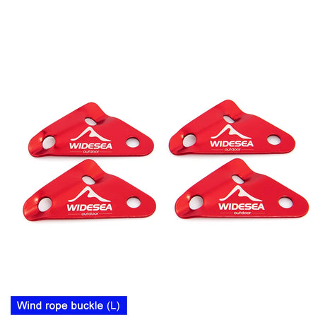 Camping Tent Wind Rope Triangle Buckle 4pcs/set