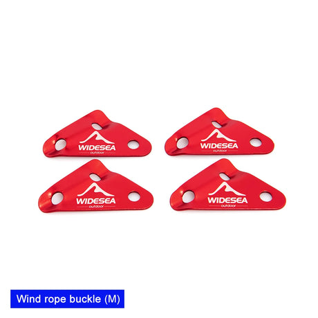 Camping Tent Wind Rope Triangle Buckle 4pcs/set