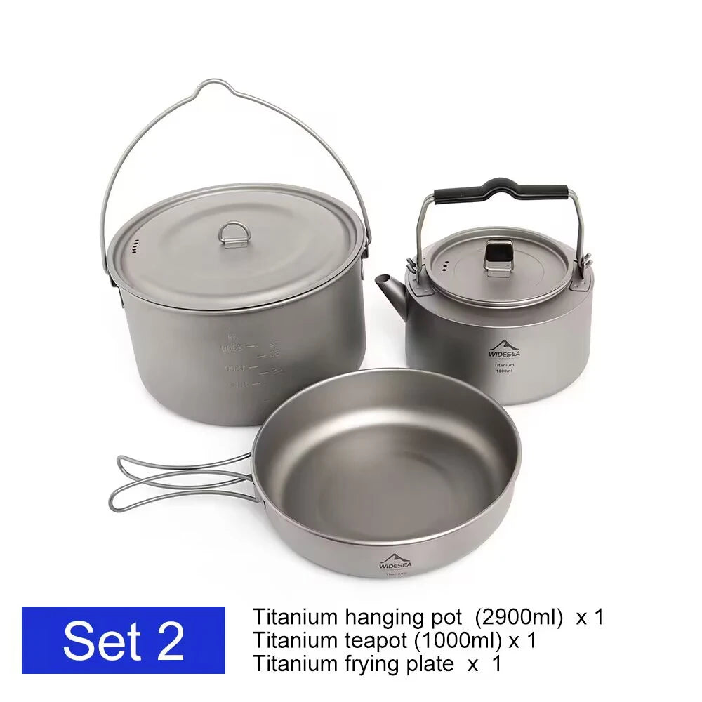 Camping Titanium Tableware Set