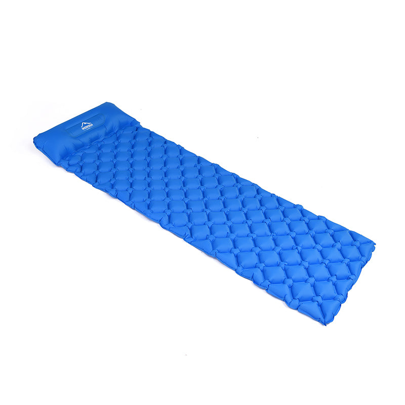 Camping Sleeping Pad Outdoor Mat with Pillow Design