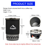 Load image into Gallery viewer, Camping Cooking System withe French Press 900ML Coffee Pot
