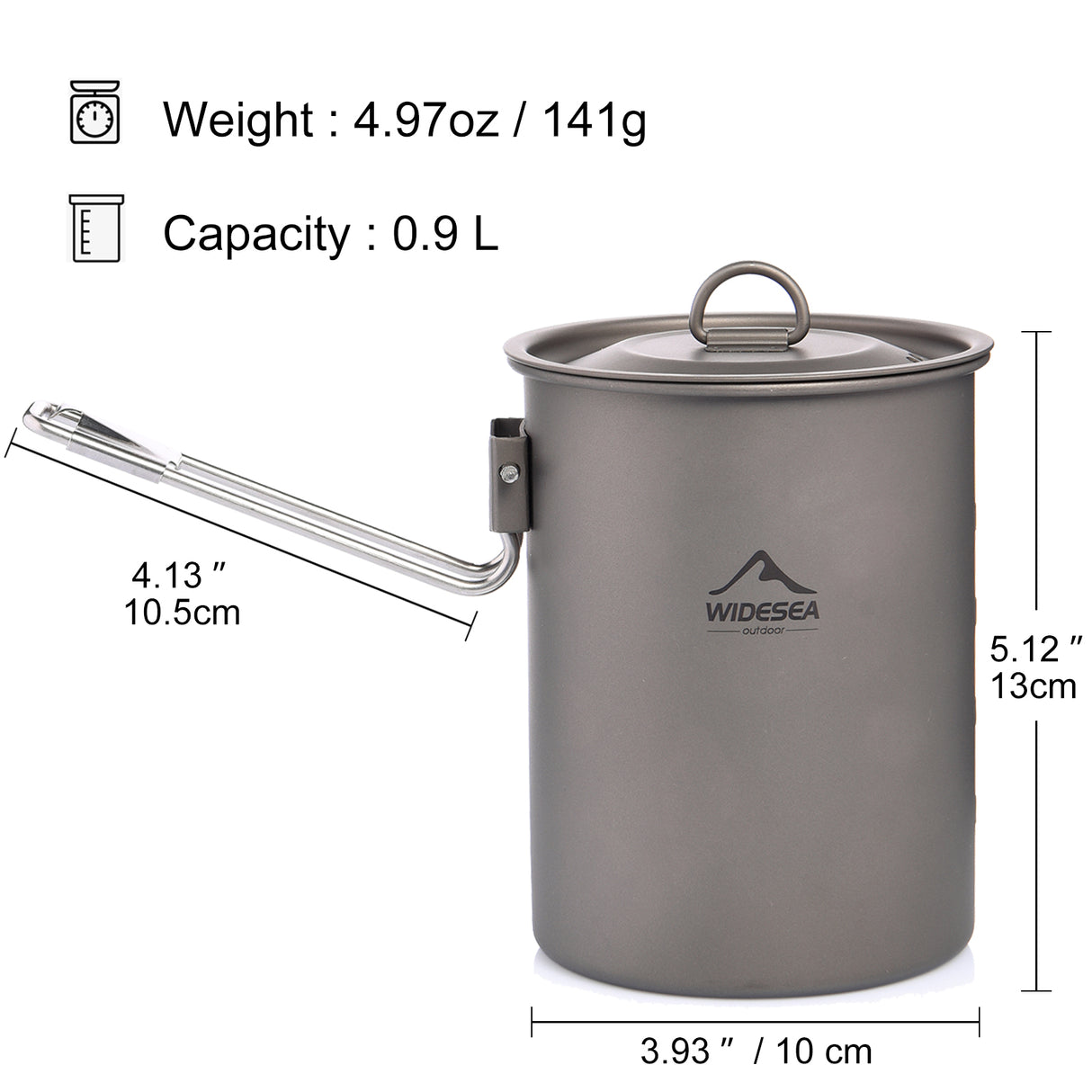 Titanium Pot 900ML