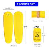 Camping Shelf Inflate Sleeping Pad Nylon Outdoor Mat