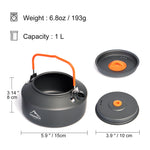 Load image into Gallery viewer, Aluminum Kettle 1000ML
