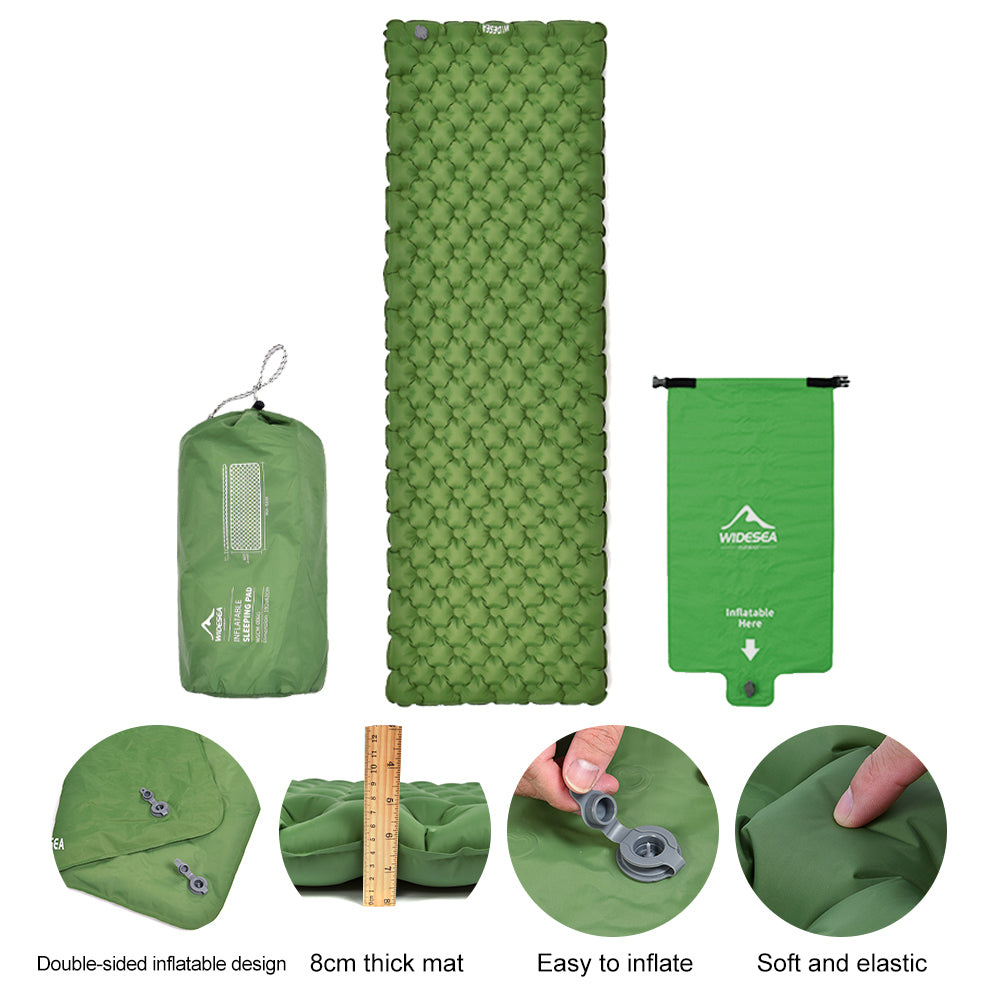 Camping Sleeping Pad Double  Layer Design Outdoor Mat