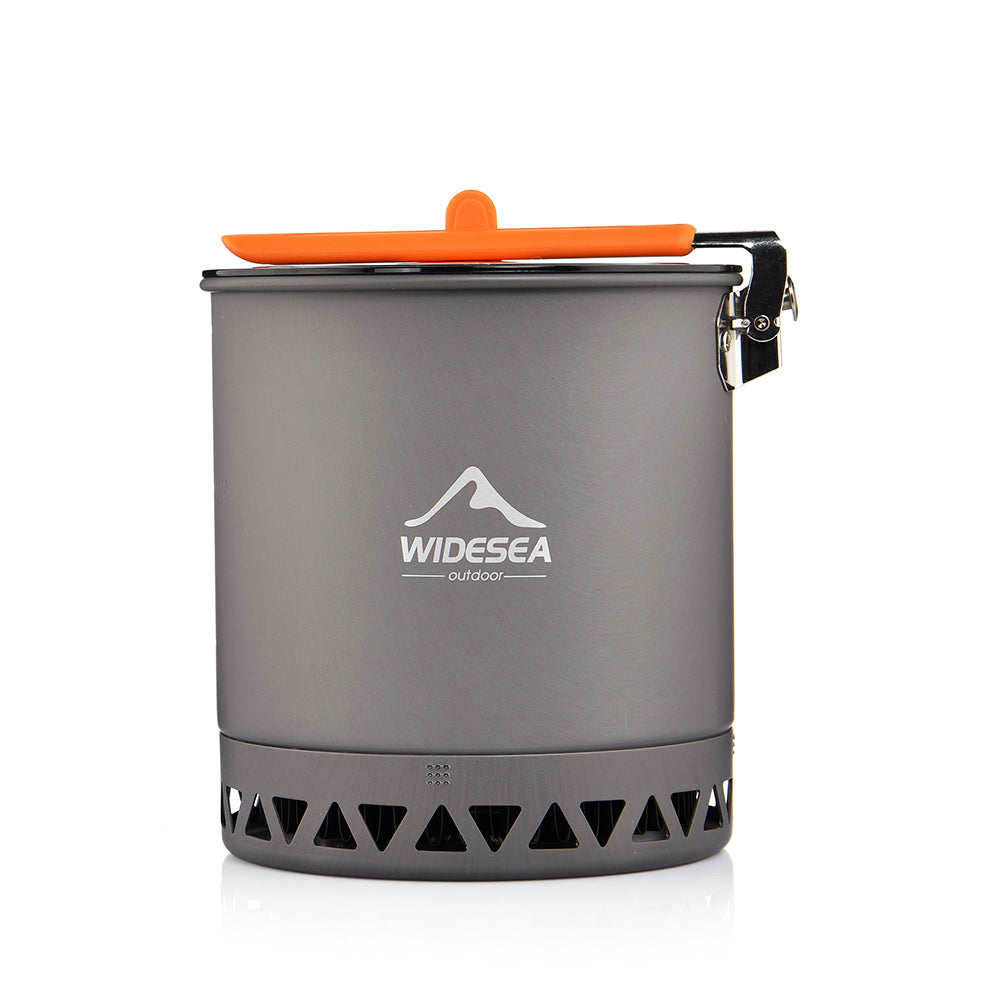 Camping Pot with Heater Exchanger
