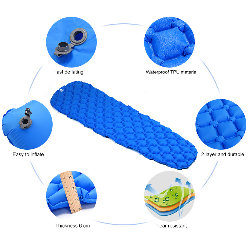 Camping Sleeping Pad Mummy Mat Nylon Pad