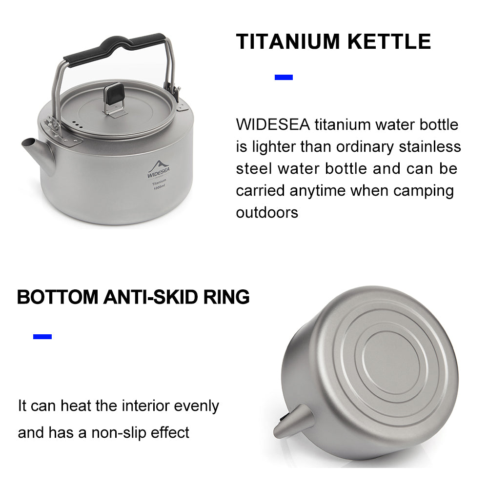 Titanium Kettle 0.8/1L