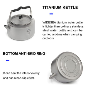 Titanium Kettle 0.8/1L