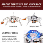 Load image into Gallery viewer, Camping Windproof Gas Burner Stove
