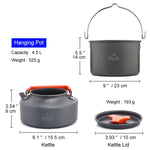 Load image into Gallery viewer, Camping Cookware Set for 7-8 persons
