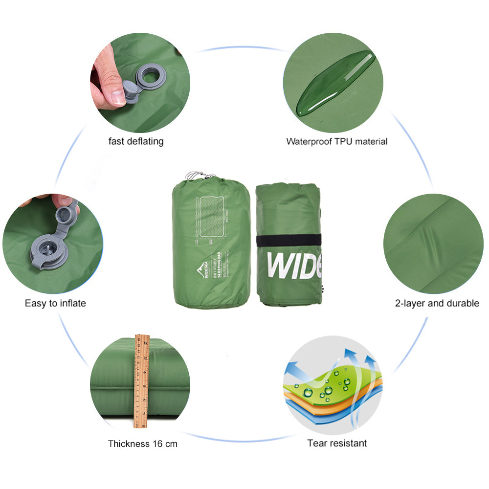 Camping Sleeping Pad Outdoor Mat 16CM