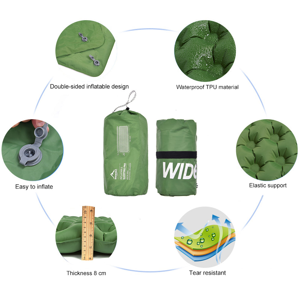 Camping Sleeping Pad Double  Layer Design Outdoor Mat