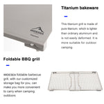 Load image into Gallery viewer, Titanium Table BBQ Barbecue Grill
