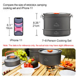 Load image into Gallery viewer, Camping Cookware Set for 7-8 persons
