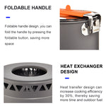 Load image into Gallery viewer, Camping Pot with Heater Exchanger
