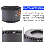 Load image into Gallery viewer, Camping Aluminum Pot Pan with Heat Exchanger
