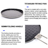 Titanium Open fire Fry Pan