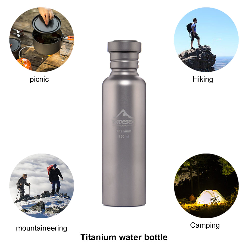 Titanium Water Bottle 750ML