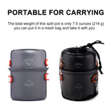 Camping Aluminum Pot Pan 1 Person