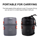 Load image into Gallery viewer, Camping Aluminum Pot Pan 1 Person
