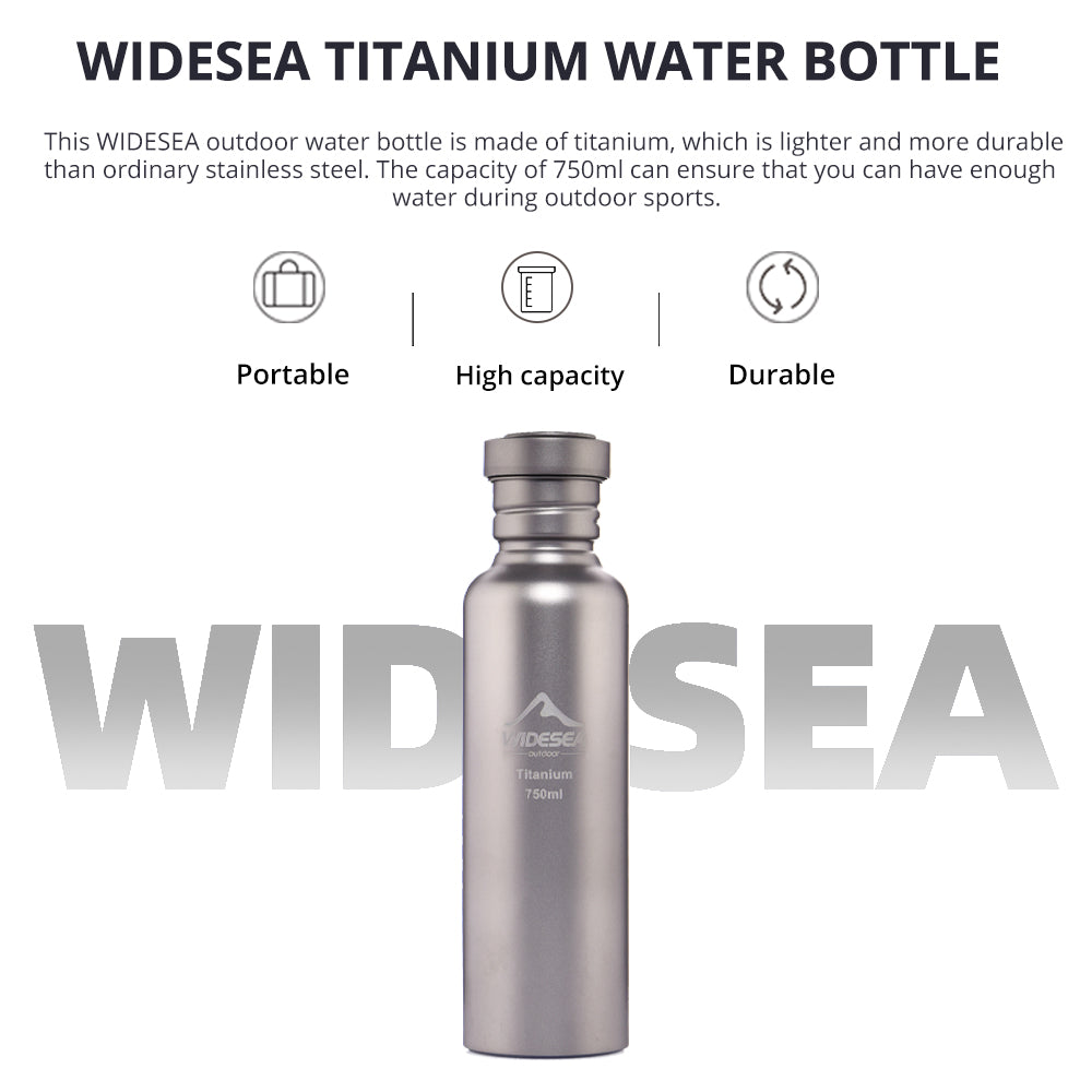 Titanium Water Bottle 750ML