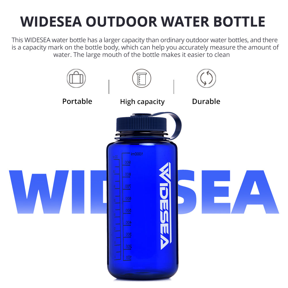 Camping Water Bottle Plastic Mug 1.1L BPA Free
