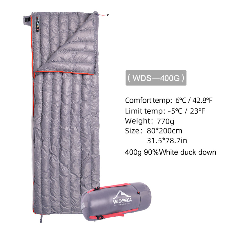 Sleeping Bag Duck Down 300/400G 90% Duck Down – widesea outdoor
