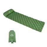 Camping Sleeping Pad Outdoor Mat with Pillow Design