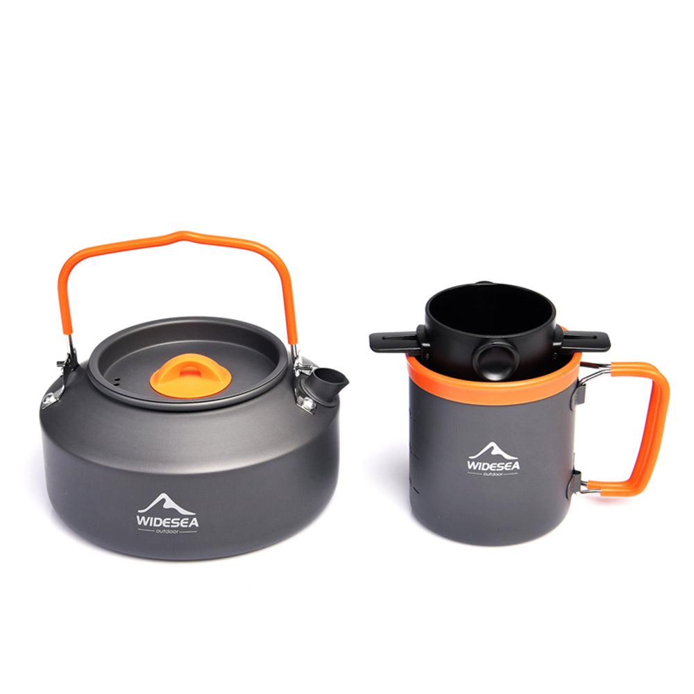 kettle outdoor Camping Coffee Set Kettle Cup