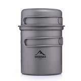 Titanium Pot Pan 650+250ML